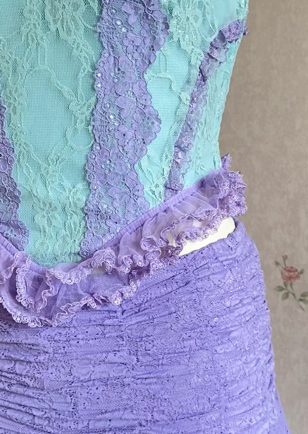 Handmade Coqette Lace Corset & Skirt [Ricchie]