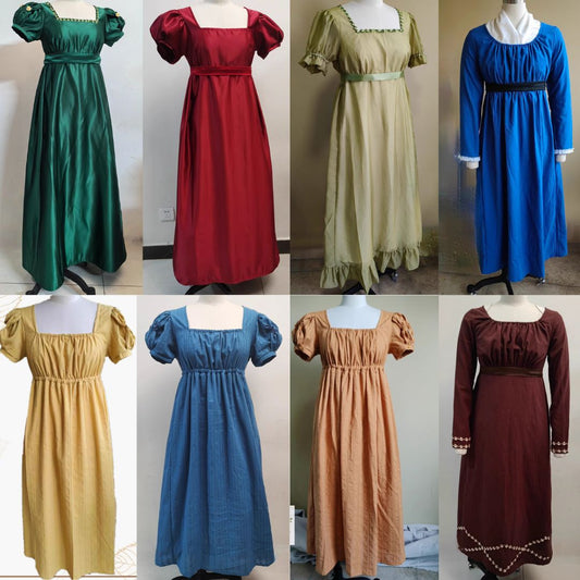 regency dress prom dress vintage dress sustainable fashion slow fashion edwardian dress period drama dress bridgerton dress