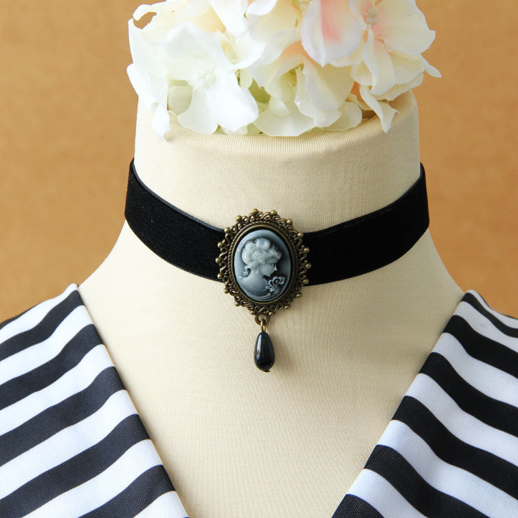 vintage necklace choker gothic necklace lolita necklace