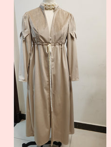 Custom Made Period Drama Inspired Regency Trench Coat Jacket – Retro Fairy