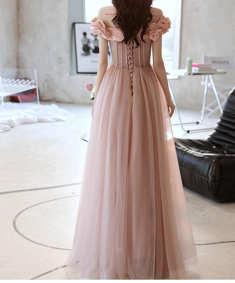 Handmade Princess Off Shoulder Prom Dress