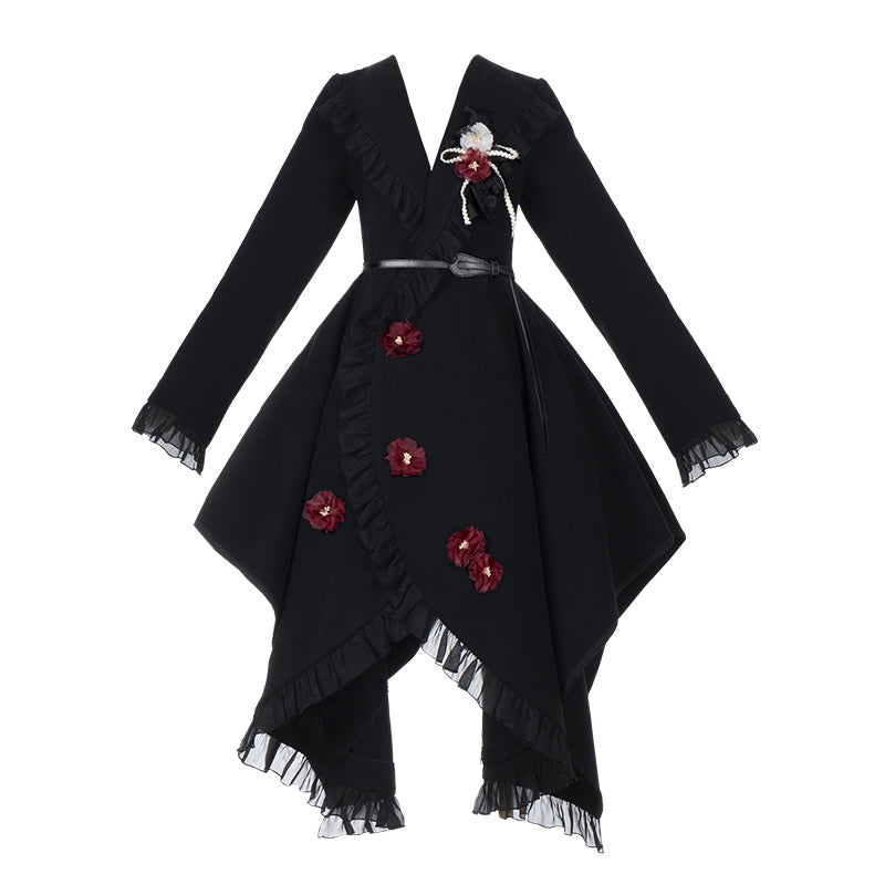 Gothic Style Dark Academia Coat Jacket