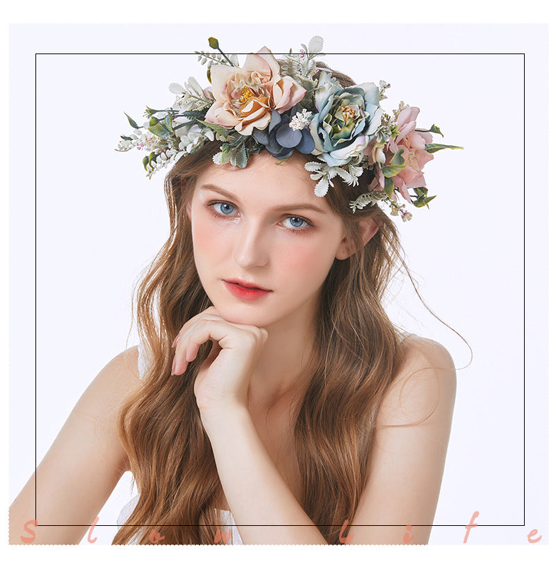 Bridal Flower Hair Crown Hair Band Hair Accessories