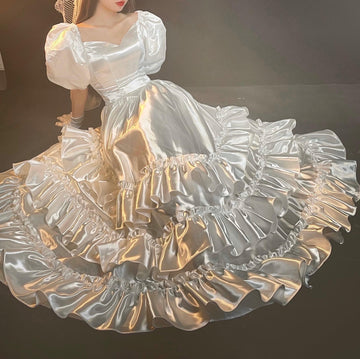 Vintage Remake 30s Wedding Gown Dress – Retro Fairy