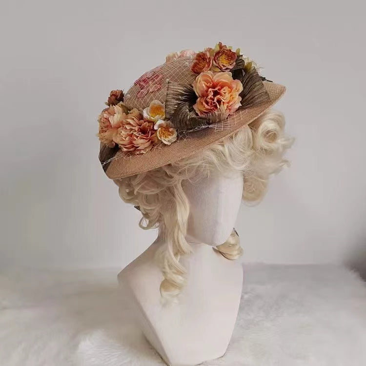 Vintage flower sales hat