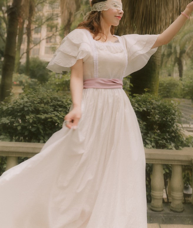 Handmade Princess Ruffled Vintage Dress