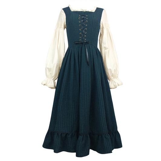 Cottagecore Lace up vintage cotton dress – Retro Fairy