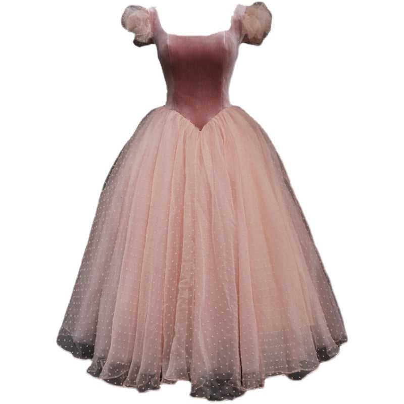 princess pink poofy dress