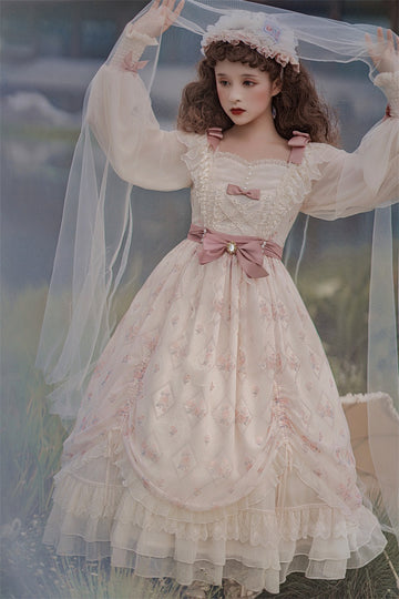 Vintage Long Sleeves Lolita Princess Dress – Retro Fairy